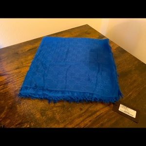 NWT Gucci royal blue scarf